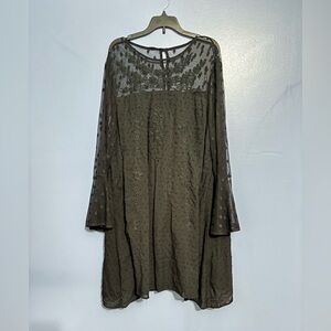 Women’s Black Dress 36” Length Bought at Boutique Lined Size L (10/12)